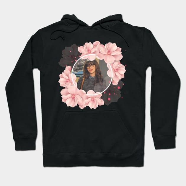 Jess Day flowers Hoodie by voidstickers